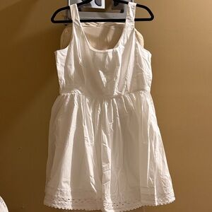J. Crew Elegant White Casual Dress